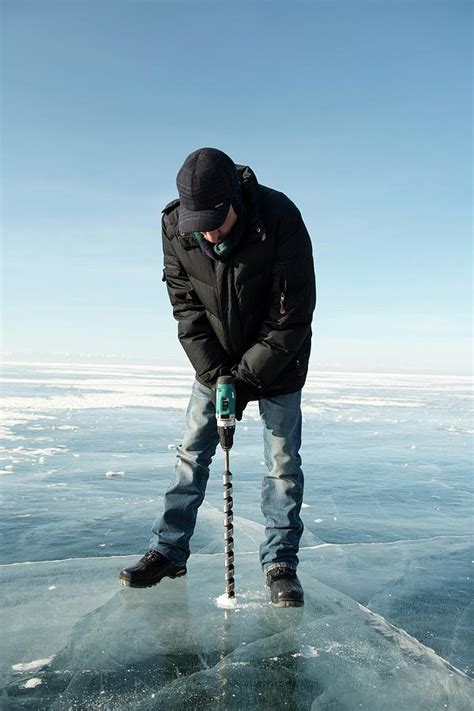 test ice for thickness|ice thickness test tool.